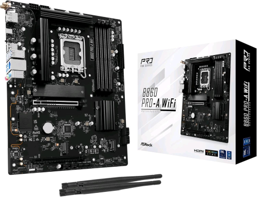 ASROCK B860 PRO-A WIFI INTEL B860 LGA 1851 (SOCKET V1) ATX